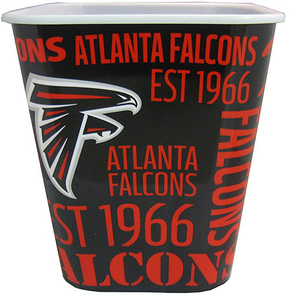 Atlanta Falcons 3 Liter Reusable Plastic Snack Bucket