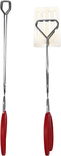 Set of Tongs and Specialty Turners - Great for First Time Chefs and Grill Fanatics Alike - Make Tailgates Easy - Measures 15" Long