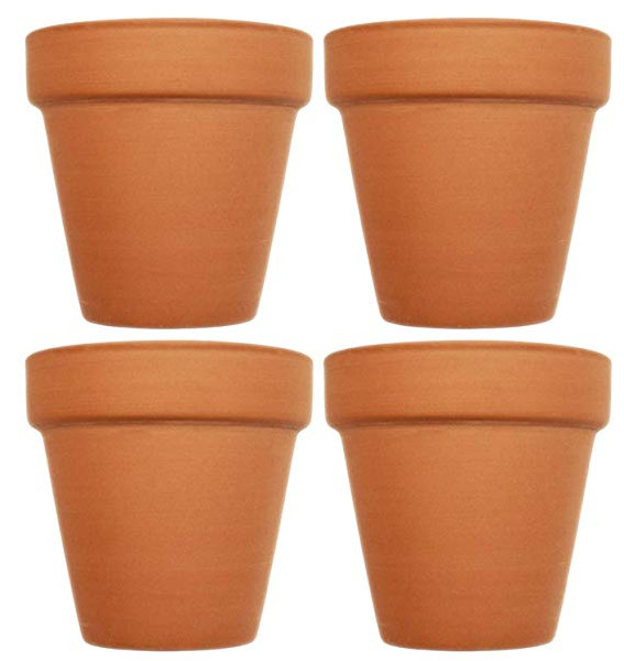 Set of 4 Terra Cotta Pots! Perfect for Vegetable or Flower Gardens!