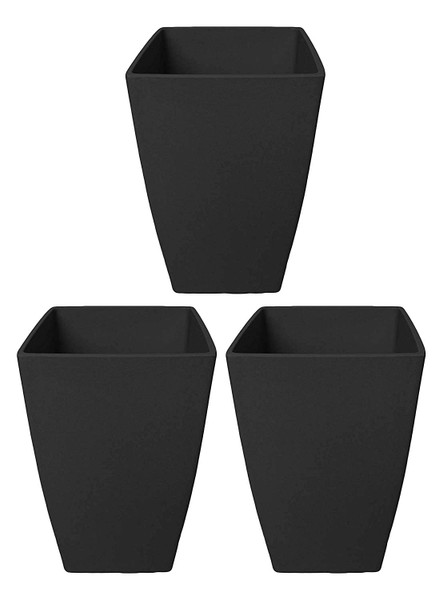 Set of 3 Tall Biodegradable Bamboo Planter! Perfect for All of Your Gardening Needs! Measures - 4.88inx8.07in
