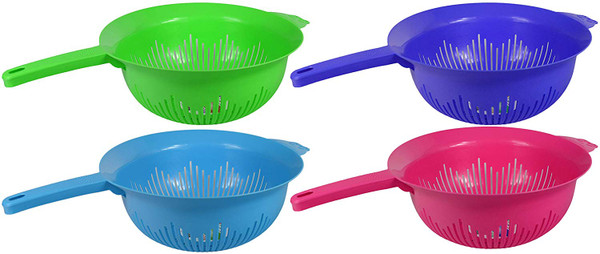 Set of Bright Colored Colanders - Great Way To Add Color Into Your Kitchen!