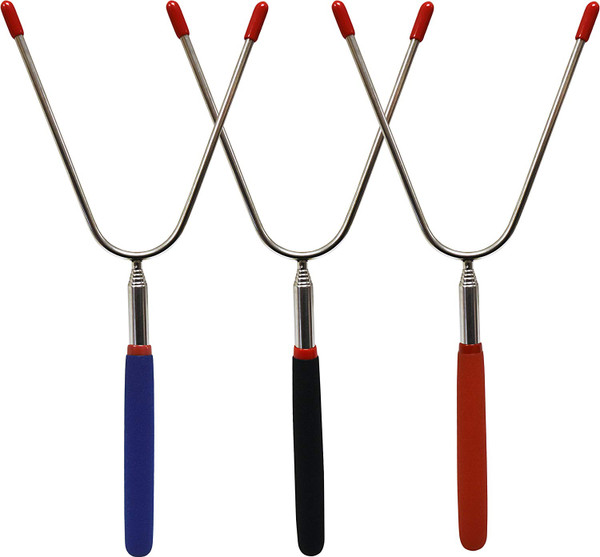 Extendable BBQ Skewers! Extends to 35"! Durable Stainless Steel!
