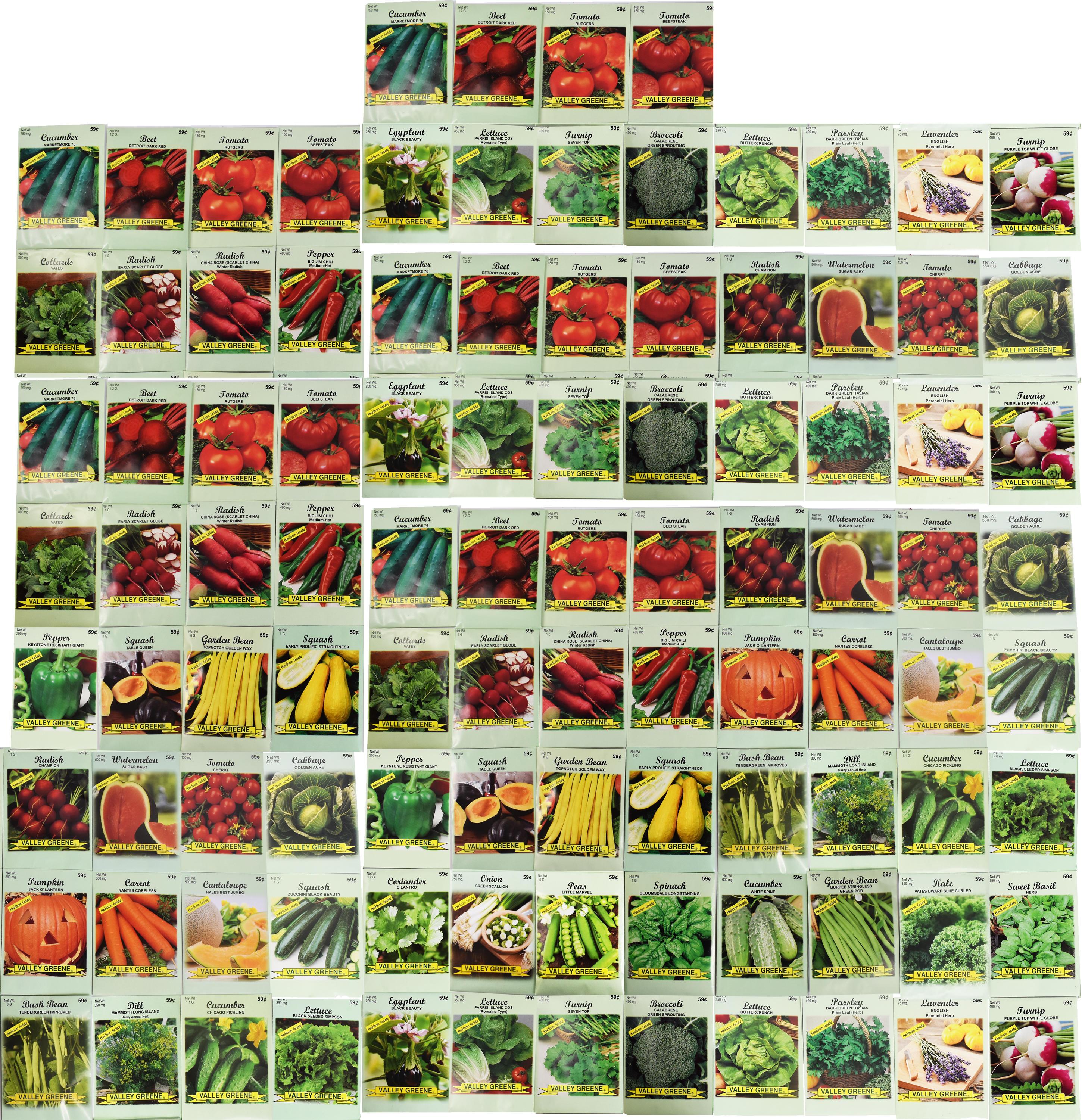 25 Heirloom Flower Seed Packets Including 20+ Varieties Flower