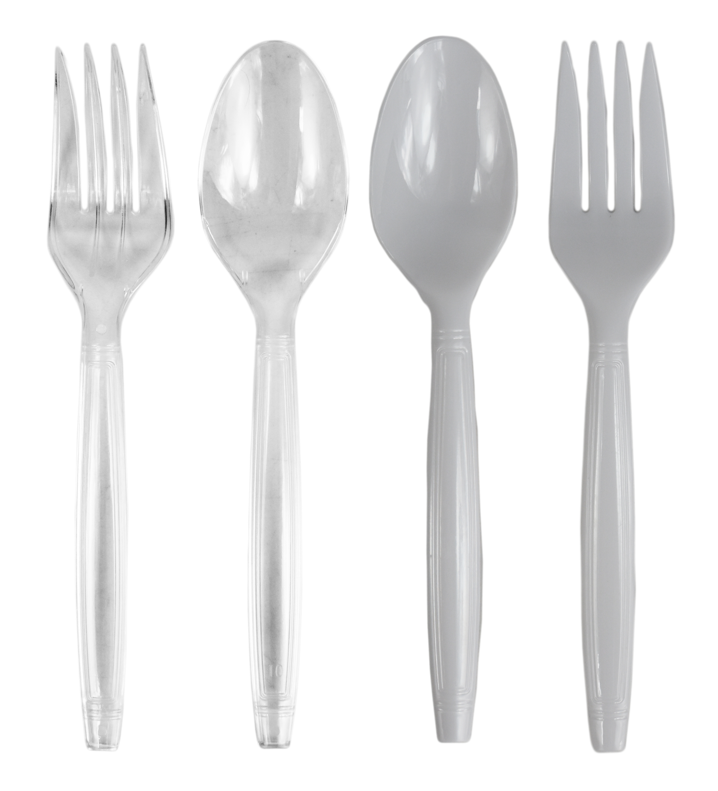 Set of Nylon Cooking Utensils - Slotted Spoon/Solid Spoon/Slotted  Spatula/Solid Spatula/Ladle/Pasta Fork - 11.75 to 12.5