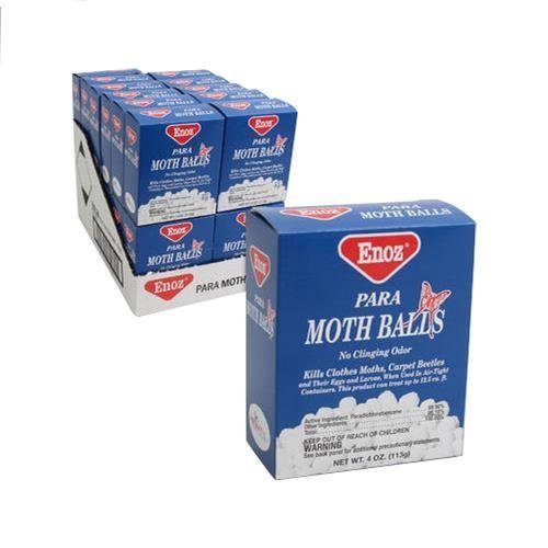 Enoz Original Moth Balls, 4 oz Each, 4 Pack by Enoz - DIY Tool Supply
