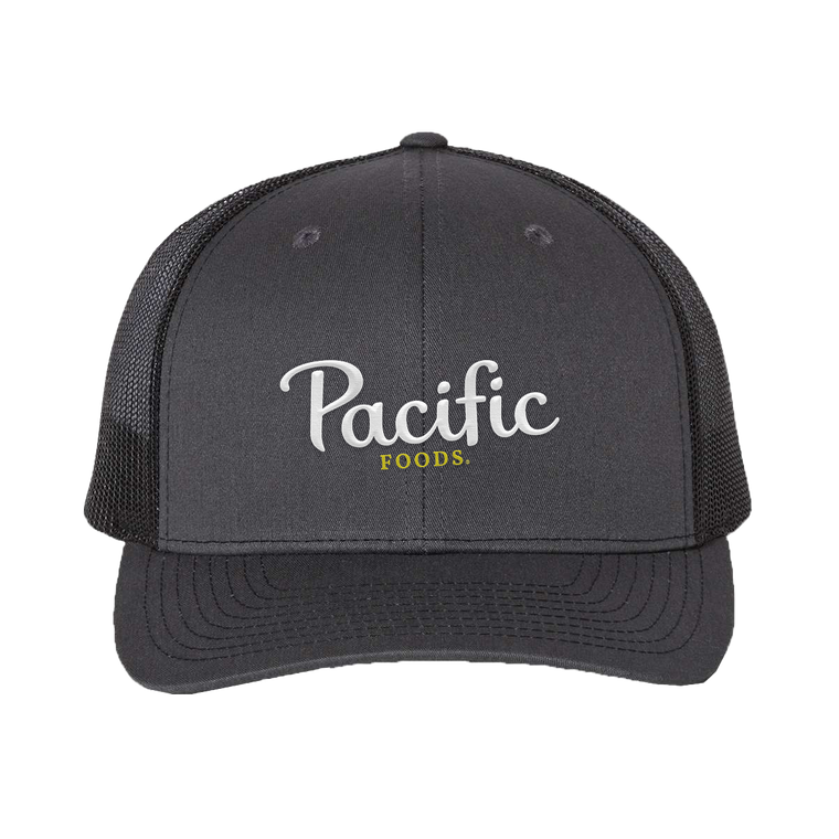 Richardson Snapback Cap - Pacific Foods -Charcoal/Black