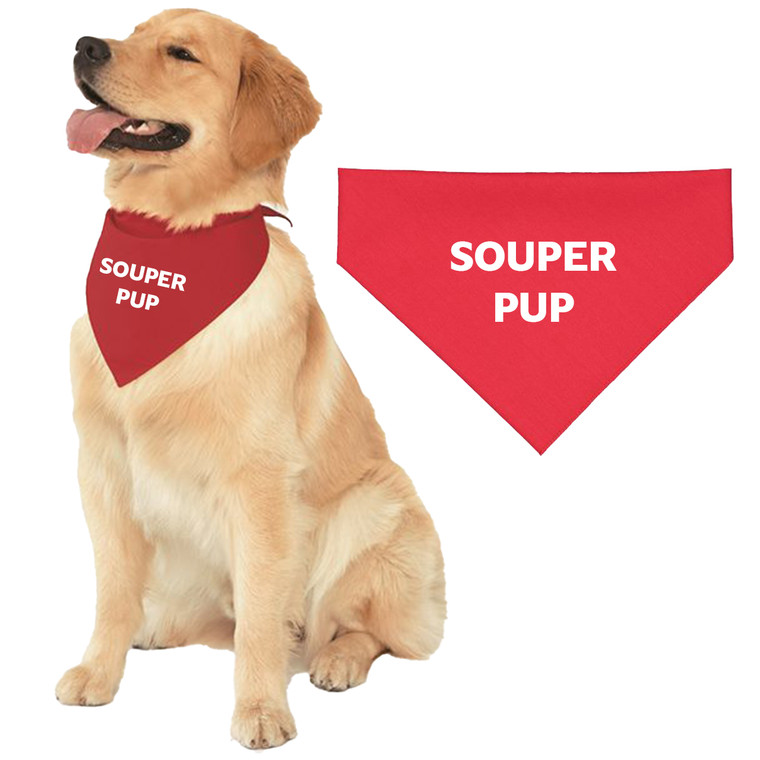 Souper Pup Dog Bandana