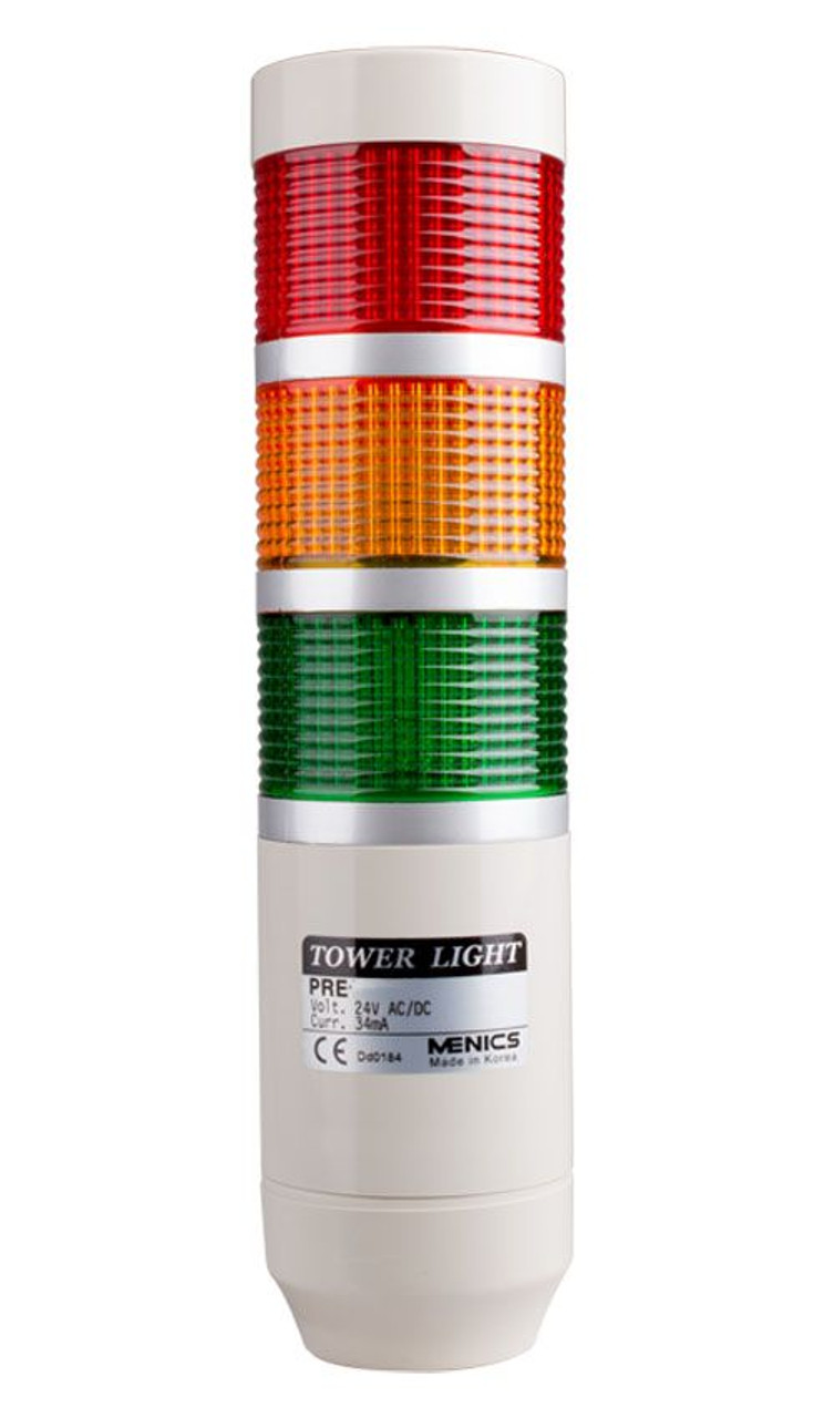 with Tri-Color Buzzer - Stack Light Tower dB 80 24V