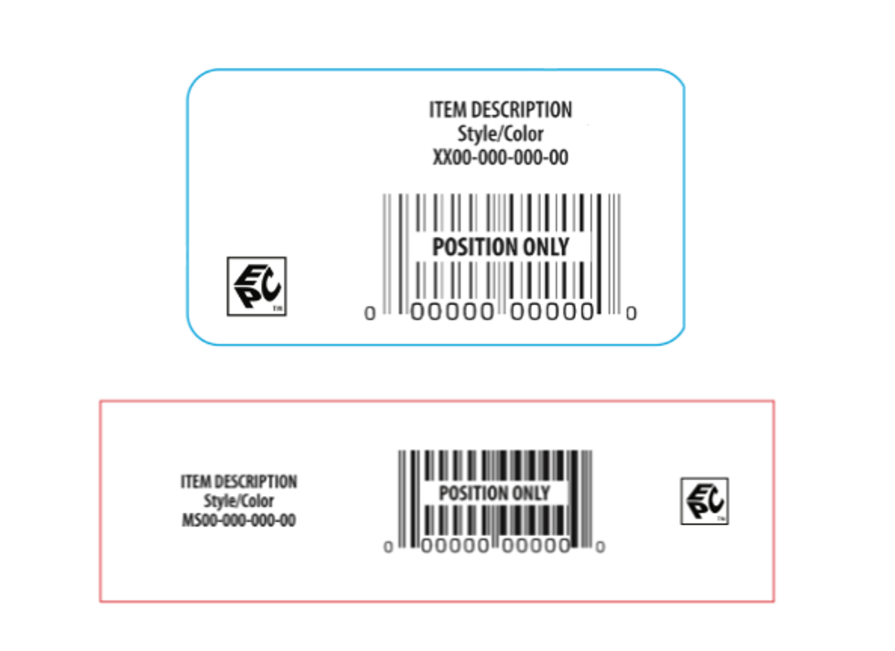 Walmart RFID Labels - ARC Certified RFID Tag Sample Pack