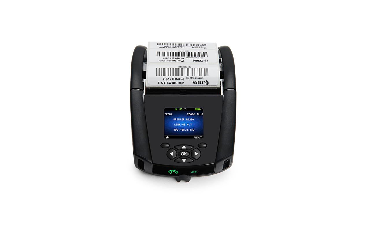 Zebra ZQ620 Plus Linerless Mobile Barcode Label Printer | Atlas RFID