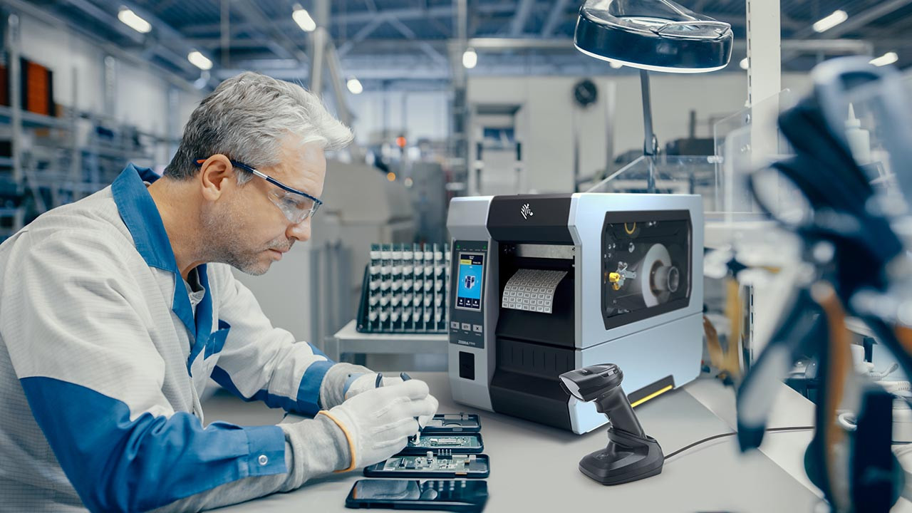 Zebra ZT610 Industrial Micro Barcode Label Printer | Atlas RFID