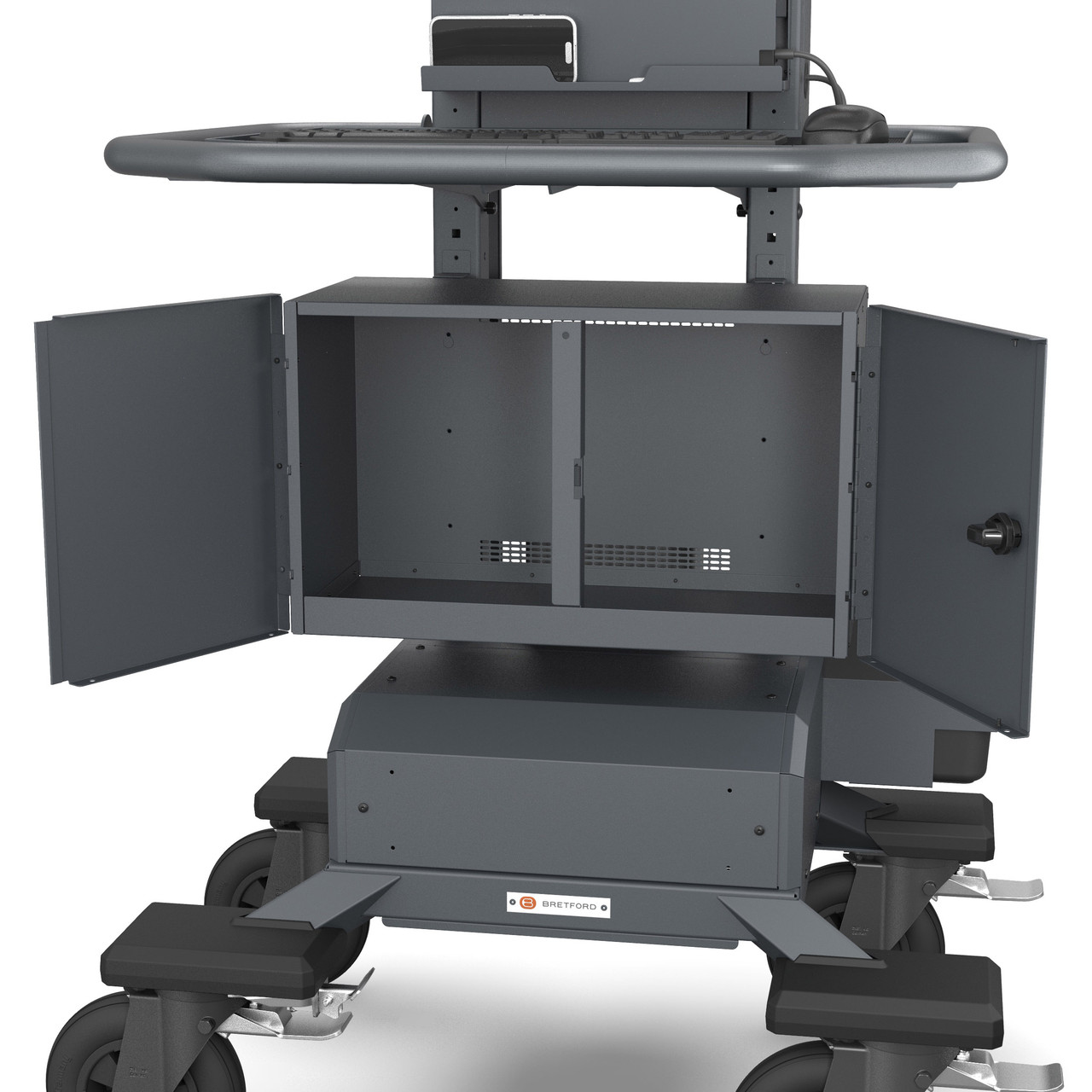 Bretford Mobile Computer Cart | MobilePro 2 | Storage & Laptop
