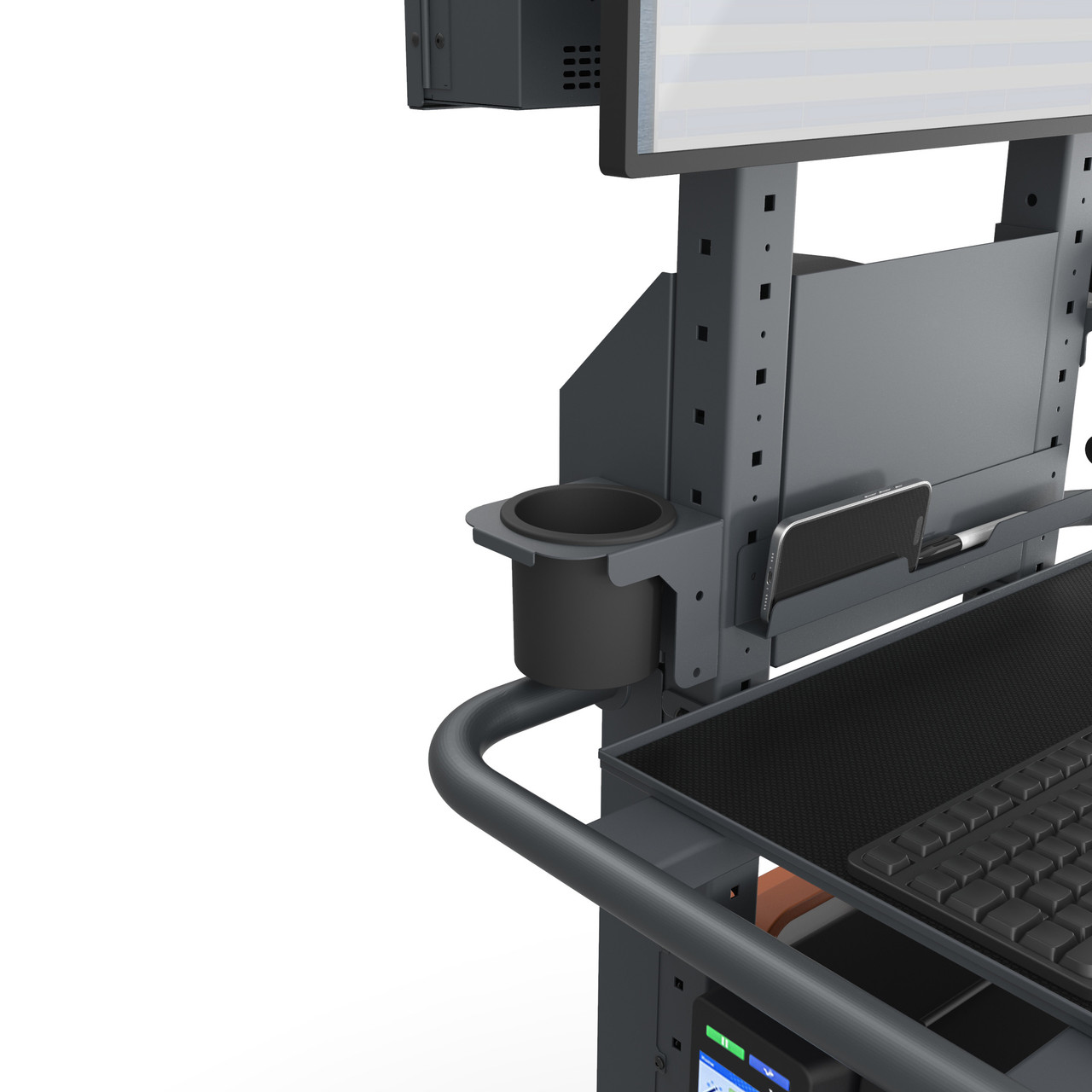 Bretford Mobile Computer Cart | MobilePro 3 | For Printer, Scanner