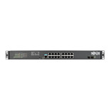Eaton Tripp Lite NSS-G16D2 16-Port 36 Gbps Gigabit Ethernet L2 Web-Smart Managed Switch | 8-Outlet PDU | 3860 Joule Surge Protection | 1U Rack-Mount Black
 | NSS-G16D2