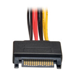 Eaton Tripp Lite P947-06N-2P15 6 in 15-Pin SATA Male to Dual 15-Pin SATA Female Power Y Splitter Cable
 | P947-06N-2P15