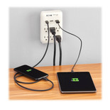 Eaton Tripp Lite SK60C 1080 Joules 6-Outlet Surge Protector | With USB Charging | Gray | Direct Plug-In
 | SK60C