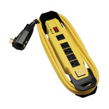 Eaton Tripp Lite TLM609GF 1800W 6-Outlet Power Strip | GFCI Plug, 9 ft Cord, Yellow
 | TLM609GF