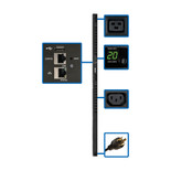 Eaton Tripp Lite PDUMV20HVNETLX 3.7kW Switched PDU | 20 C13, 4 C19 Outlets | 0U Vertical Rack-Mount
 | PDUMV20HVNETLX
