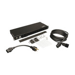 Eaton Tripp Lite PDUMH20HV 3.7kW 16A Local Metered PDU | (8 C13 & 2 C19) | 12 ft Cord | 1U Rack-Mount
 | PDUMH20HV