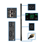 Eaton Tripp Lite PDUMV30HVNETLX 5.5kW Switched PDU | L6-30P | 20 C13 & 4 C19 Outlets | 0U Vertical Rack-Mount
 | PDUMV30HVNETLX