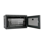 Eaton Tripp Lite CS16USB 16-Port 2.4A USB Charging Station Cabinet | Black Rack/Wall-Mount
 | CS16USB