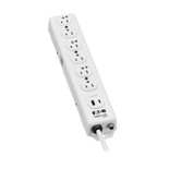 Eaton Tripp Lite PS-615-HGUSB 6-Outlet Medical-Grade Power Strip | USB Charging | Antimicrobial | 15 ft Cord
 | PS-615-HGUSB