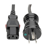 Eaton Tripp Lite P006-L25-HG15 15A 25 ft Hospital-Grade Power Cord | NEMA 5-15P to Locking C13
 | P006-L25-HG15