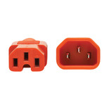 Eaton Tripp Lite P018-002-AOR 15A 2 ft C14 to C15 Heavy-Duty Power Cord | Orange
 | P018-002-AOR