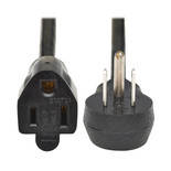 Eaton Tripp Lite P022-015-13A15D 13A 15 ft Black Power Extension Cord | Right-Angle NEMA 5-15P
 | P022-015-13A15D