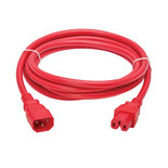 Eaton Tripp Lite P018-010-ARD 15A Heavy-Duty C14 to C15 Power Cable 10 ft Red
 | P018-010-ARD