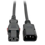 Eaton Tripp Lite P004-L01 10A 1 ft Locking C13 to C14 Power Extension Cord
 | P004-L01