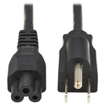 Eaton Tripp Lite P013-006 6 ft NEMA 5-15P to C5 Laptop Power Cord | Black
 | P013-006