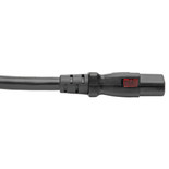 Eaton Tripp Lite P007-L06 6 ft 15A Computer Power Cord | Locking C13 NEMA 5-15P
 | P007-L06