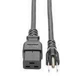 Eaton Tripp Lite P034-008 15A Power Cord C19 to NEMA 5-15P 8 ft Black
 | P034-008