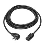 Eaton Tripp Lite P006-015-15D 15 ft NEMA 5-15P to C13 Power Cable | Right-Angle Black
 | P006-015-15D