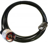 Vulcan RFID 12 ft Antenna Cable (LMR-195, RP-TNC Male to N-Type Male) | 195-RP-TNC-M-N-Type-M-12