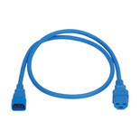 Eaton Tripp Lite P037-002-ABL 15A C14 to C21 Power Cord 2 ft Blue
 | P037-002-ABL