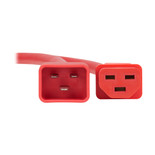 Eaton Tripp Lite P035-2P5-ARD 20A C20 to C21 2.5 ft Red Power Cord
 | P035-2P5-ARD