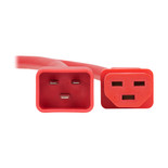 Eaton Tripp Lite P035-006-ARD 20A C20 to C21 Power Cord | 6 ft, Red
 | P035-006-ARD