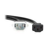 Eaton Tripp Lite P005-E02 15A 2 ft PDU Power Cord | C13 to P-Lock C14 Black
 | P005-E02