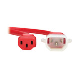 Eaton Tripp Lite P005-E04-ARD-6 15A 4 ft C13 to P-Lock C14 PDU Power Cable | 6-Pack, Red
 | P005-E04-ARD-6