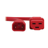 Eaton Tripp Lite P037-006-ARD 15A C14 to C21 6 ft Red Power Cord
 | P037-006-ARD