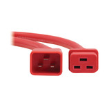 Eaton Tripp Lite P036-006-ARD 6 ft 20A C20 to C19 Power Extension Cord | Red
 | P036-006-ARD