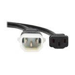 Eaton Tripp Lite P004-E02 10A PDU Power Cord | C13 to P-Lock C14 - 2 ft Black
 | P004-E02