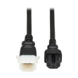 Eaton Tripp Lite P018-E03-6 15A 3 ft C15 to P-Lock C14 PDU Power Cord | Black, 6-Pack
 | P018-E03-6