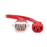 Eaton Tripp Lite P005-E06-ARD-6 15A 6 ft P-Lock C13 to C14 PDU Power Cord | 6-Pack Red
 | P005-E06-ARD-6
