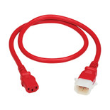 Eaton Tripp Lite P005-E03-ARD-6 15A PDU Power Cords | C13 to P-Lock C14 | 3 ft | Red | 6-Pack
 | P005-E03-ARD-6