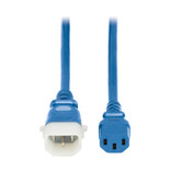 Eaton Tripp Lite P005-E03-ABL-6 15A 3 ft C13 to P-Lock C14 PDU Power Cords | 6-Pack Blue
 | P005-E03-ABL-6