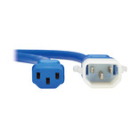 Eaton Tripp Lite P005-E03-ABL-6 15A 3 ft C13 to P-Lock C14 PDU Power Cords | 6-Pack Blue
 | P005-E03-ABL-6