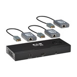 Eaton Tripp Lite B156E-003-8K-K 3-Port 8K/4K 60Hz DisplayPort Splitter/Extender Kit | 230 ft
 | B156E-003-8K-K